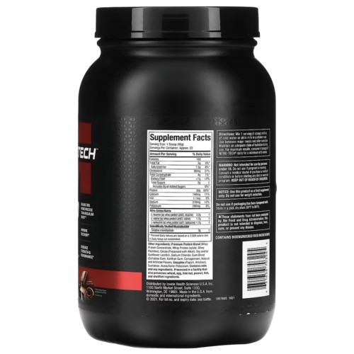 MuscleTech, серия Performance, Nitro Tech, основной источник сывороточных пептидов и изолята, вкус молочного шоколада, 998 г (2,20 фунта)